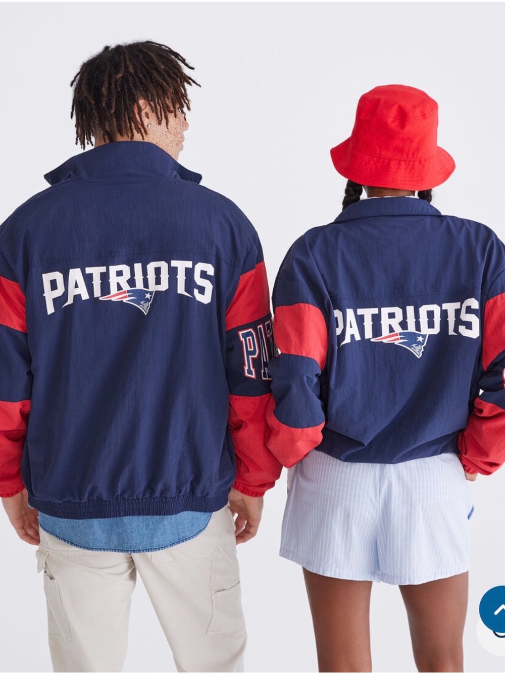 Brand new Aeropostale Navy and Red Patriots Windbreaker Jacket